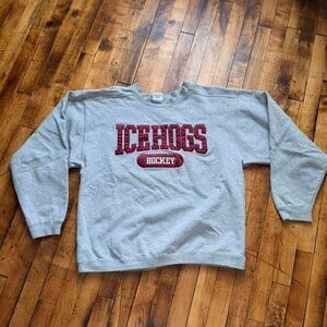 Vintage 90s IceHogs Hockey Sweatshirt
